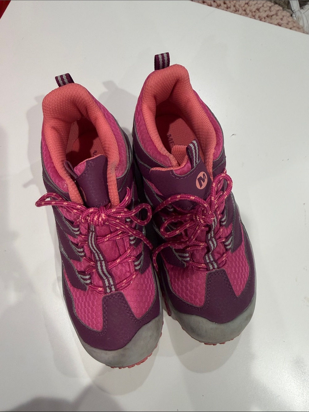 Merrell Girls' Pink and Purple Trail Sneakers